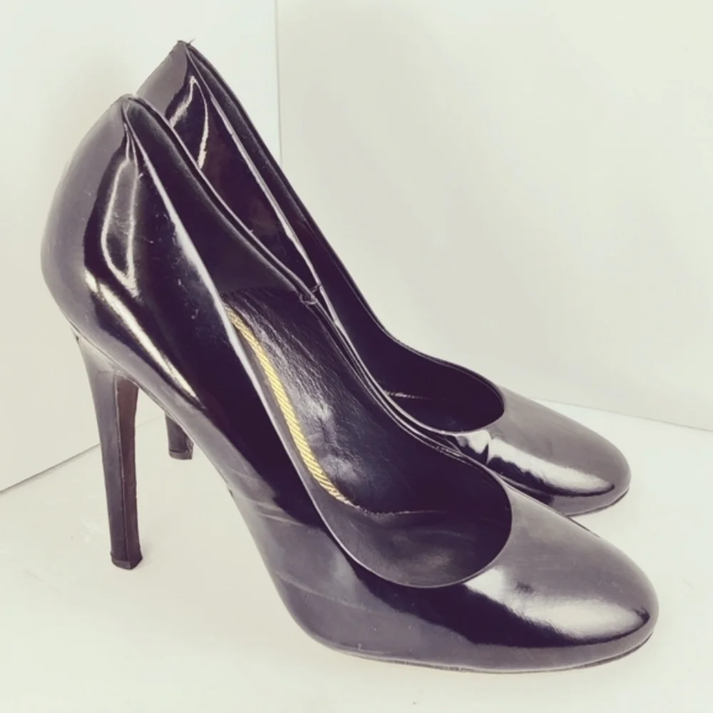 Kurt Geiger Black Patent Leather Stiletto Pumps 4